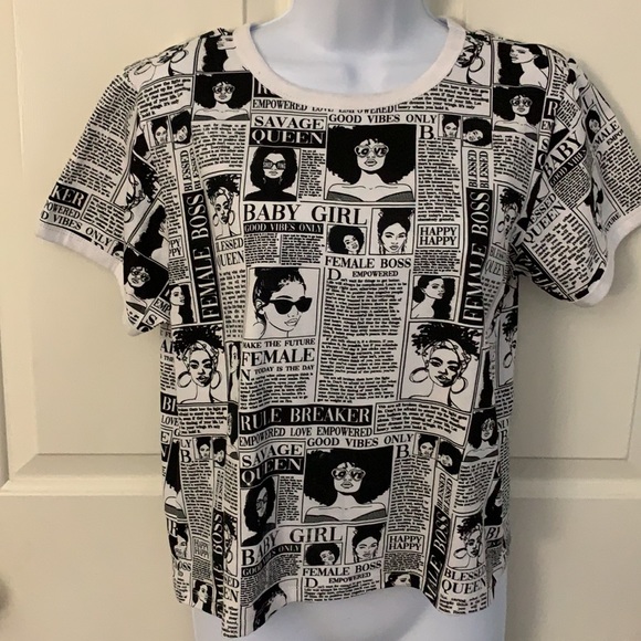 Vibe N - Black and White Top - NWOT - Picture 3 of 10